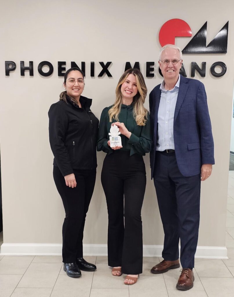 Camila Deyton receiving her S.T.E.A.M. Professional of the Year Award