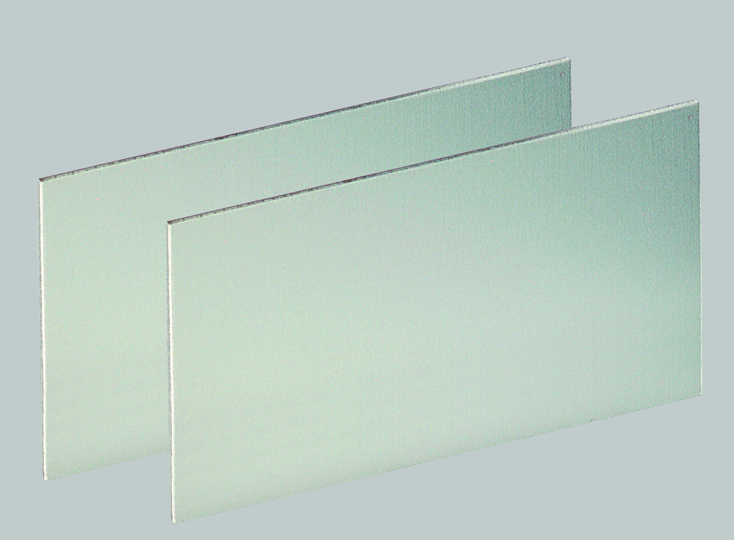 Front panels for module profiles, 2 mm, natural-colored anodized ...